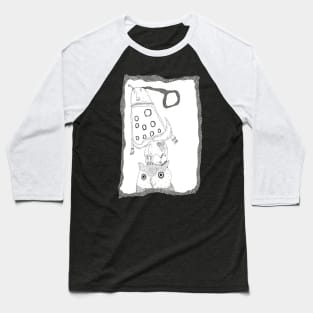 Totem poles and skulls Baseball T-Shirt